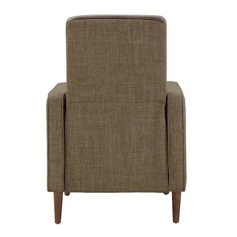 Fauteuil inclinable deux tons à dossier basculant Leo par iNSPIRE Q Classic
