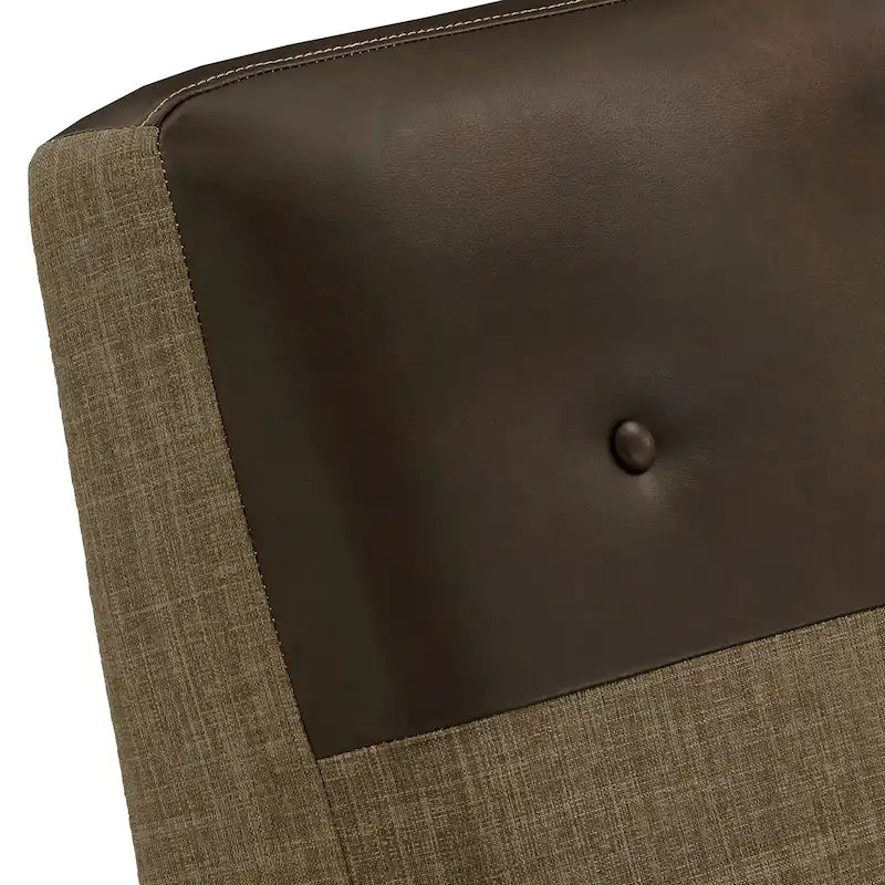 Fauteuil inclinable deux tons à dossier basculant Leo par iNSPIRE Q Classic