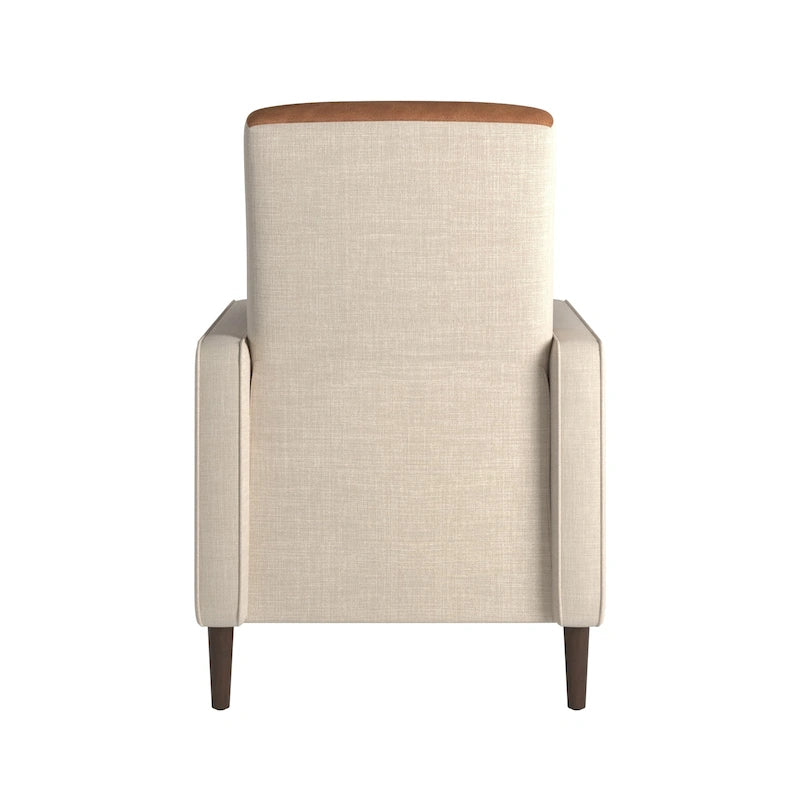 Fauteuil inclinable deux tons à dossier basculant Leo par iNSPIRE Q Classic