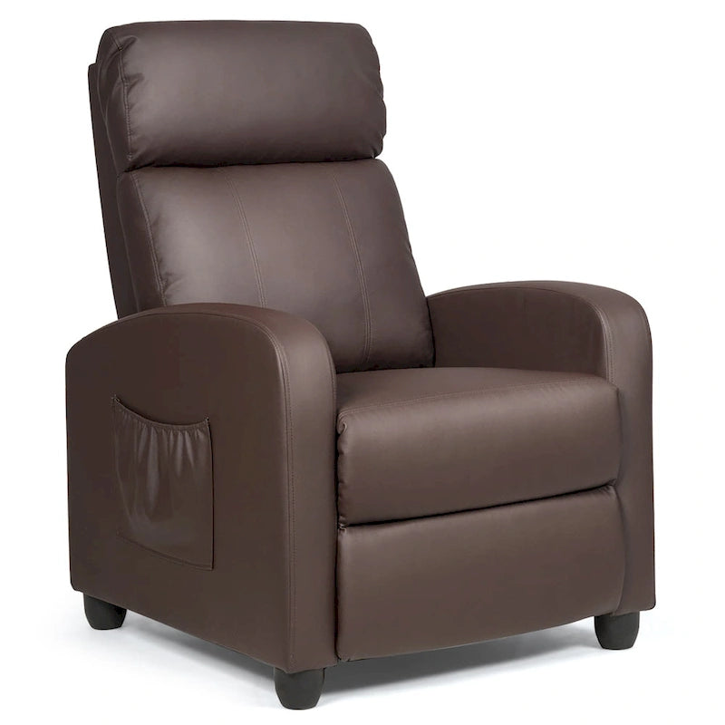 Fauteuil inclinable de massage en tissu