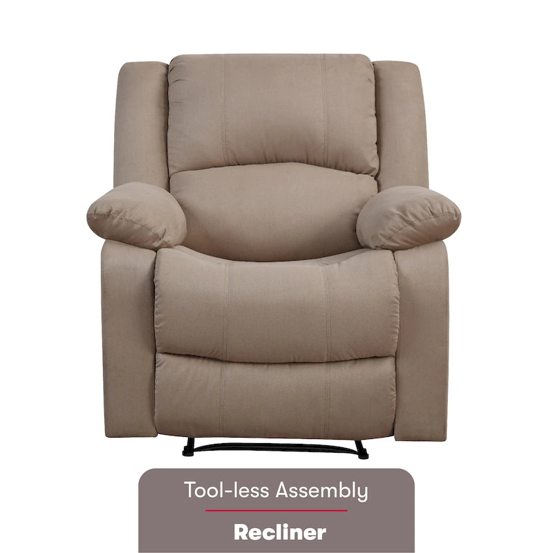 Fauteuil inclinable manuel microfibre Porter Relax A Lounger par iLounge