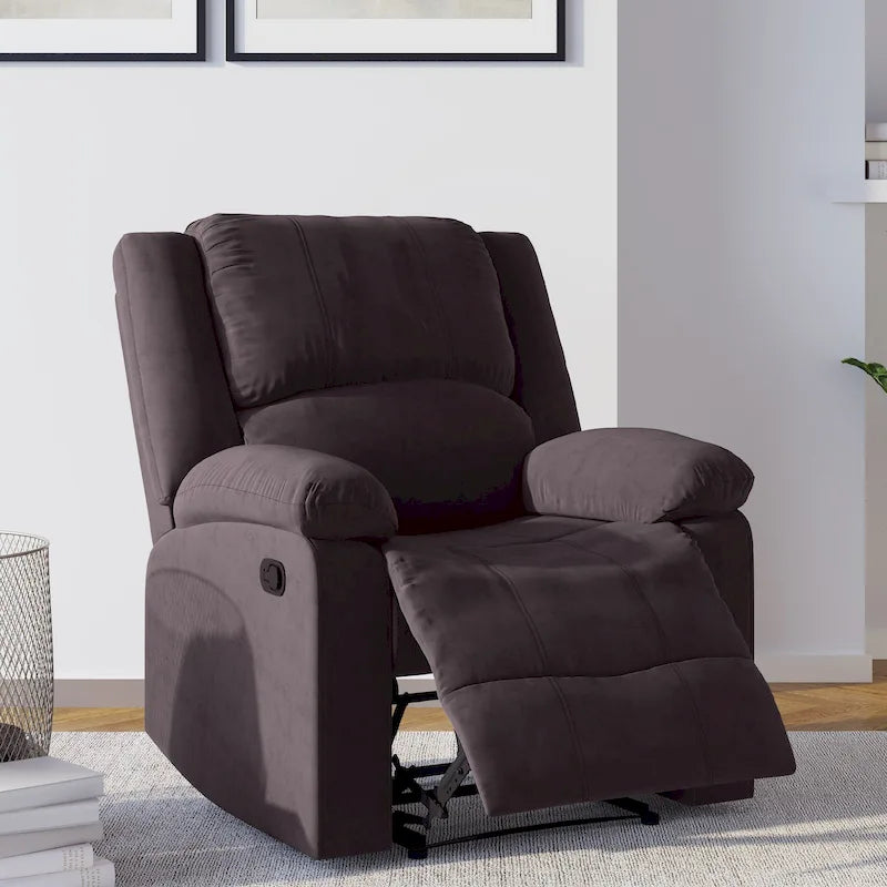 Fauteuil inclinable manuel microfibre Porter Relax A Lounger par iLounge