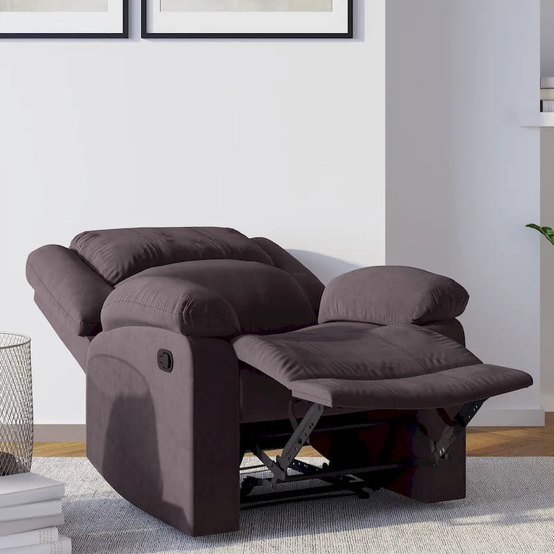 Fauteuil inclinable manuel microfibre Porter Relax A Lounger par iLounge
