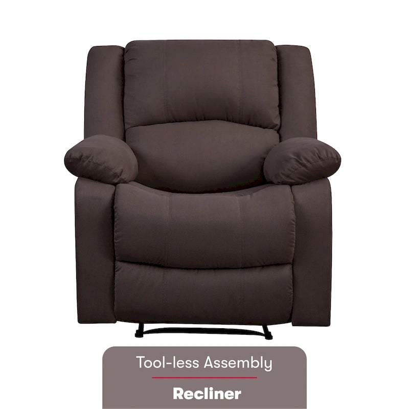 Fauteuil inclinable manuel microfibre Porter Relax A Lounger par iLounge