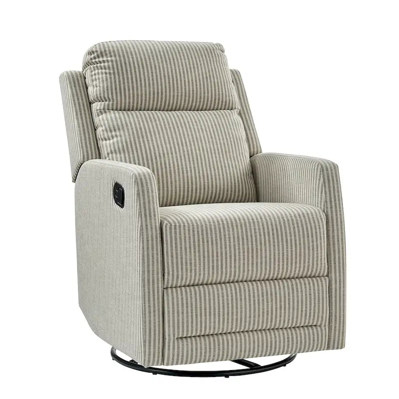Fauteuil inclinable, pivotant à 360° et à bascule Diana en polyester moderne par HULALA HOME