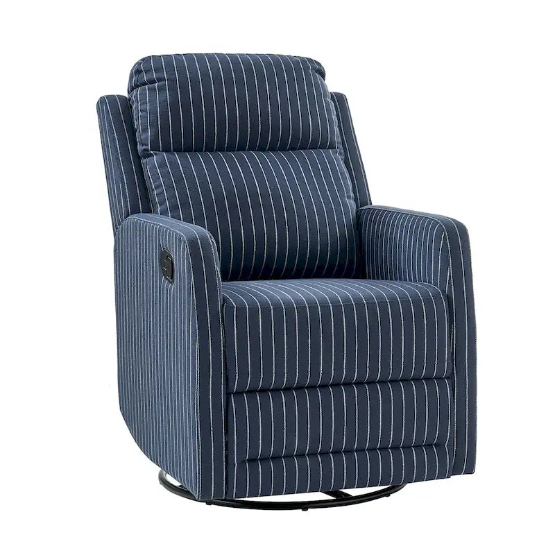 Fauteuil inclinable, pivotant à 360° et à bascule Diana en polyester moderne par HULALA HOME