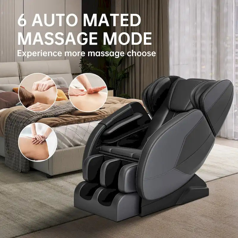 Fauteuil de massage corporel chauffant Ukuowu Favor-MM350 avec mode zéro gravité et lecteur de musique Bluetooth