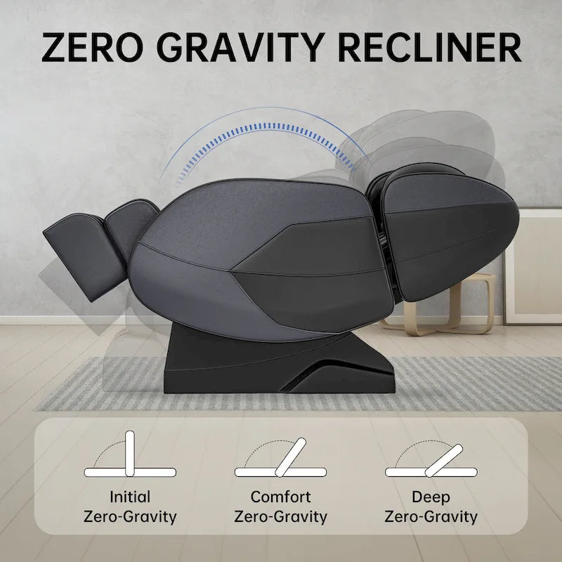 Fauteuil de massage corporel chauffant Ukuowu Favor-MM350 avec mode zéro gravité et lecteur de musique Bluetooth