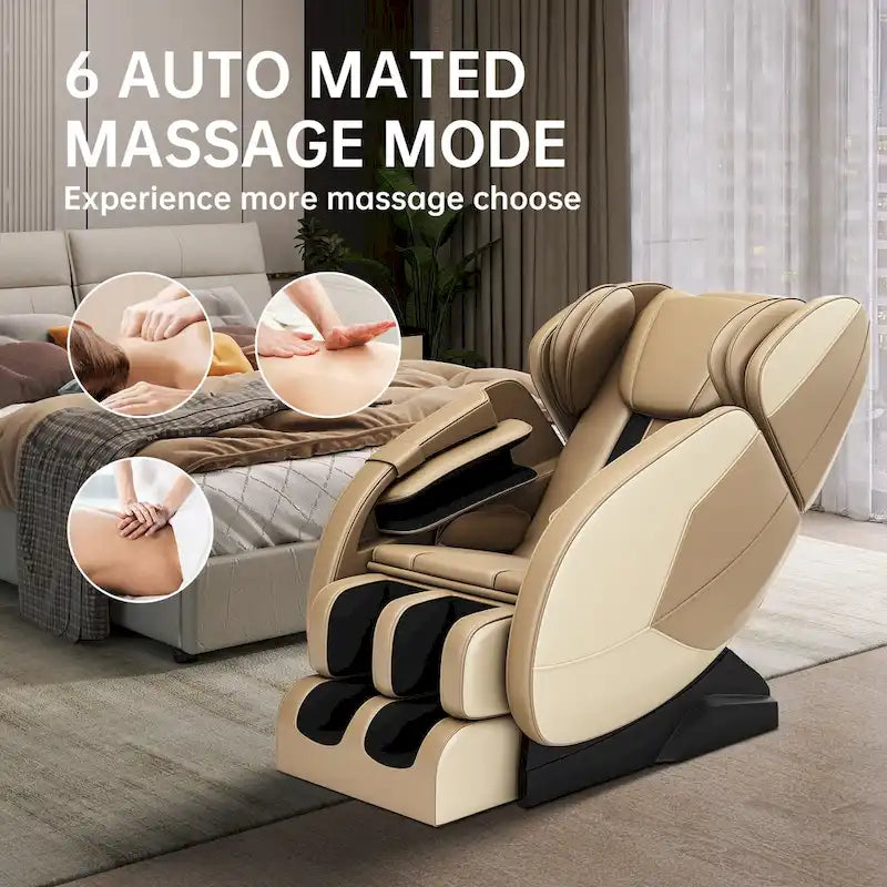 Fauteuil de massage corporel chauffant Ukuowu Favor-MM350 avec mode zéro gravité et lecteur de musique Bluetooth
