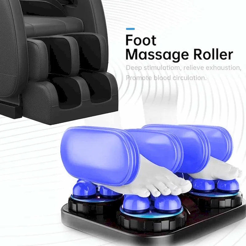 Fauteuil de massage corporel chauffant Ukuowu Favor-MM350 avec mode zéro gravité et lecteur de musique Bluetooth