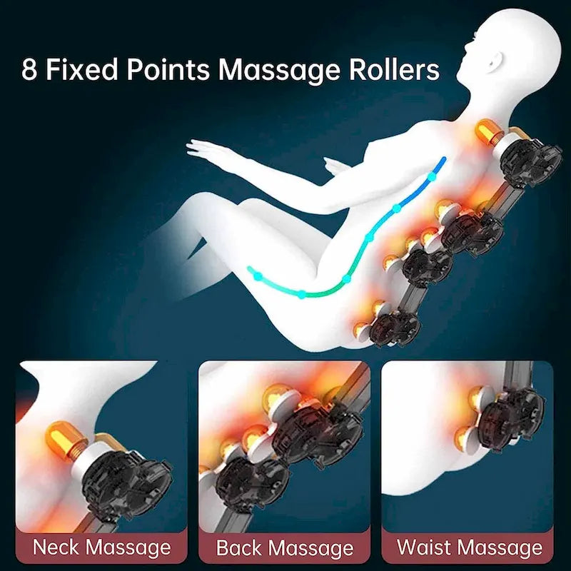 Fauteuil de massage corporel chauffant Ukuowu Favor-MM350 avec mode zéro gravité et lecteur de musique Bluetooth