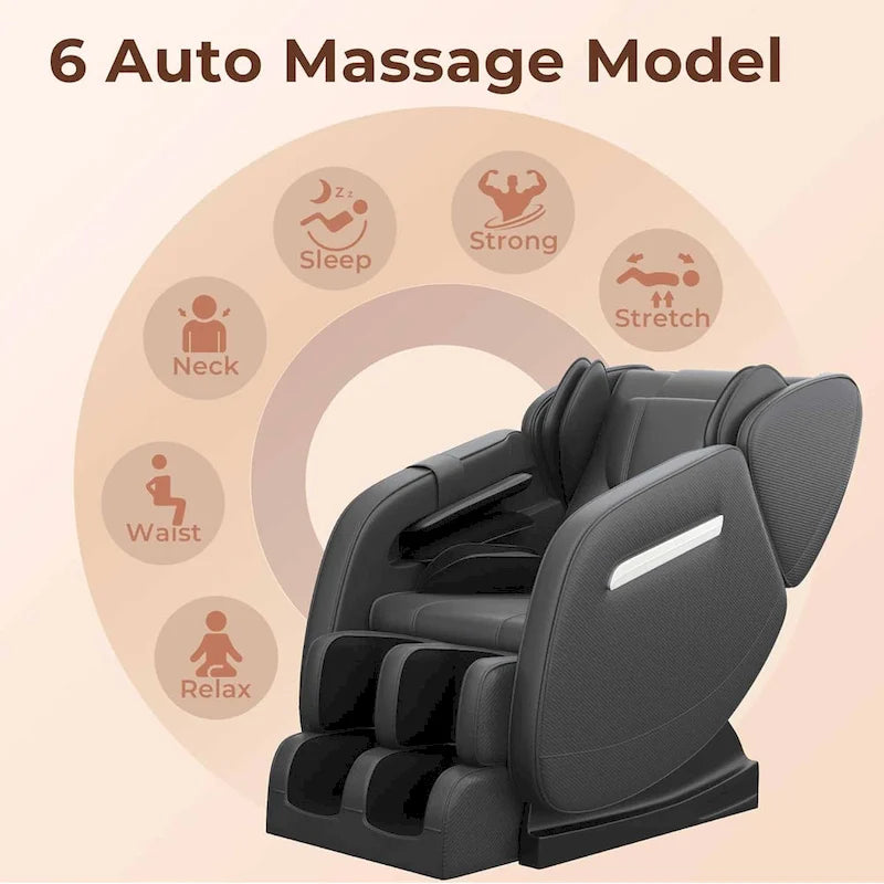 Fauteuil de massage corporel chauffant Ukuowu Favor-MM350 avec mode zéro gravité et lecteur de musique Bluetooth