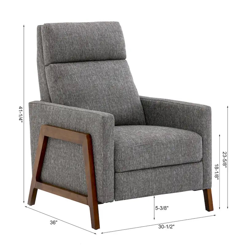 Fauteuil inclinable Vinton en tissu haute performance de Greyson Living