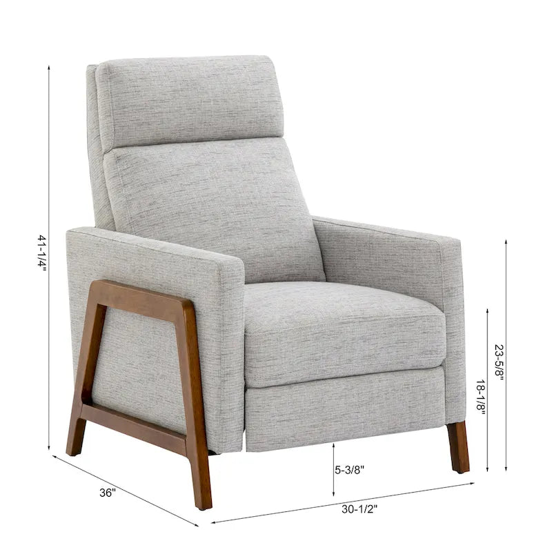 Fauteuil inclinable Vinton en tissu haute performance de Greyson Living