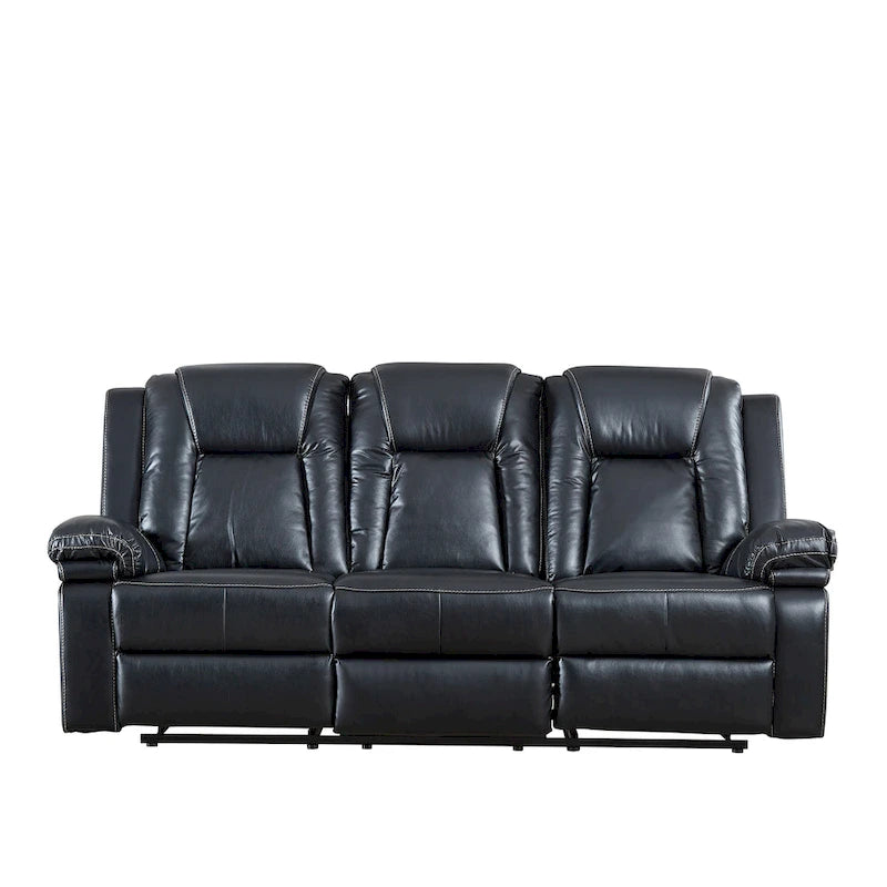 Canapé inclinable en cuir reconstitué
