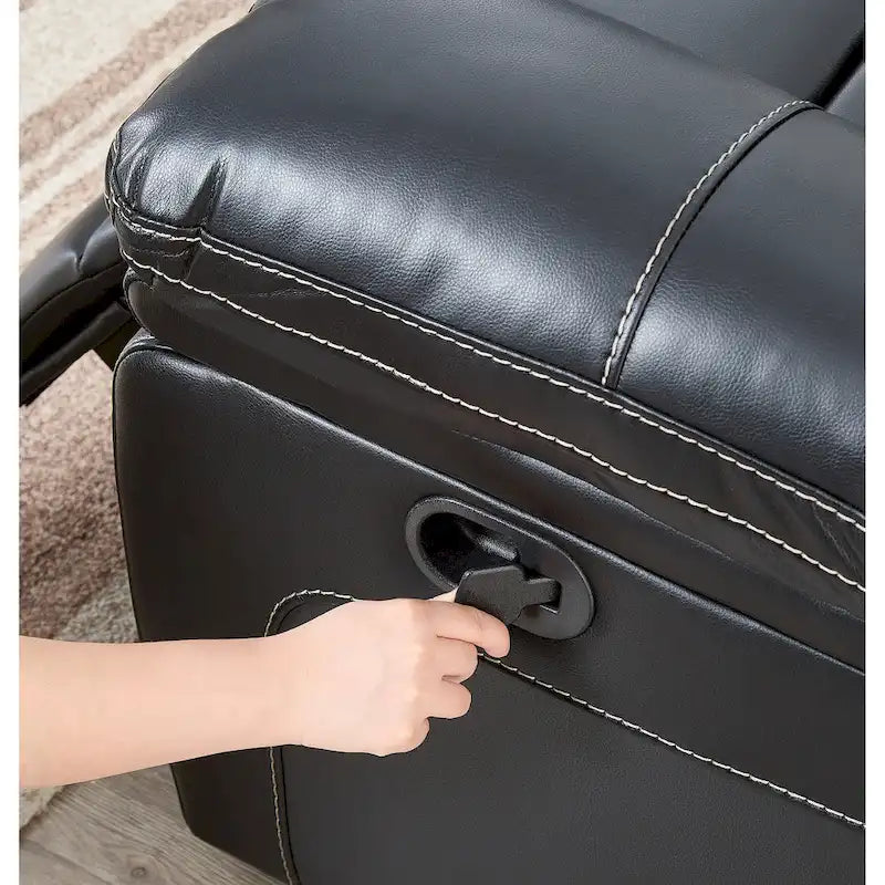 Canapé inclinable en cuir reconstitué