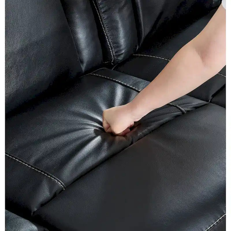 Canapé inclinable en cuir reconstitué