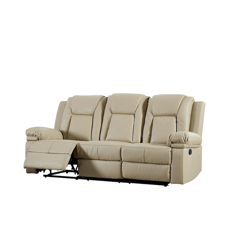 Canapé inclinable en cuir reconstitué