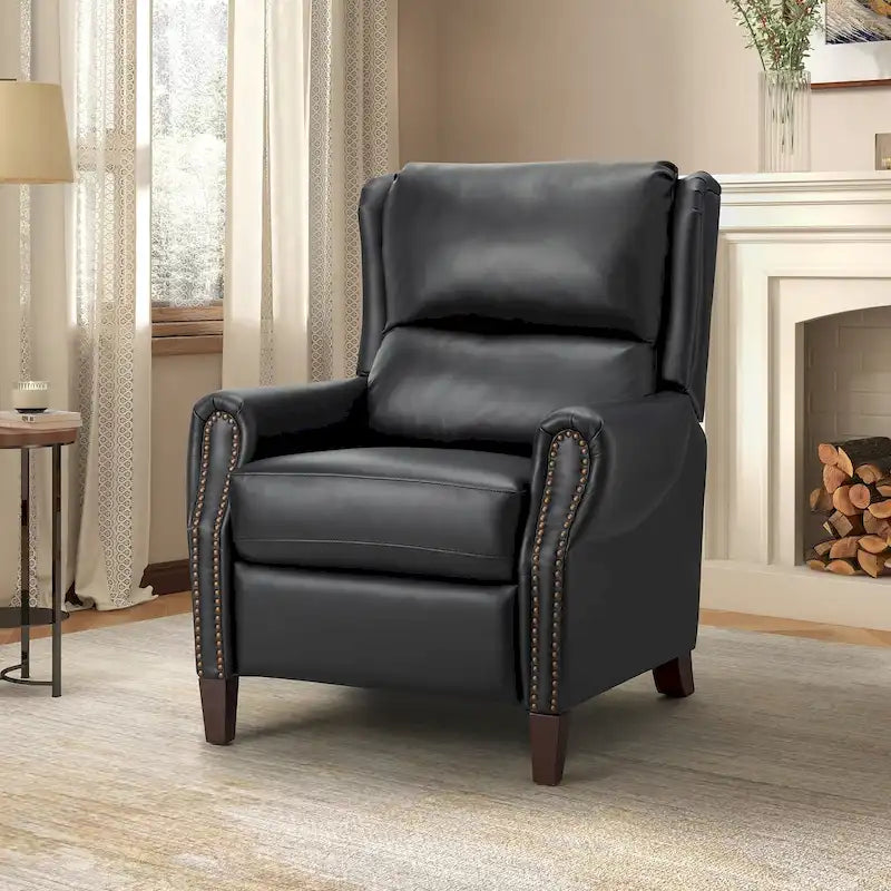 Alicia 32.68 Fauteuil inclinable manuel en cuir véritable