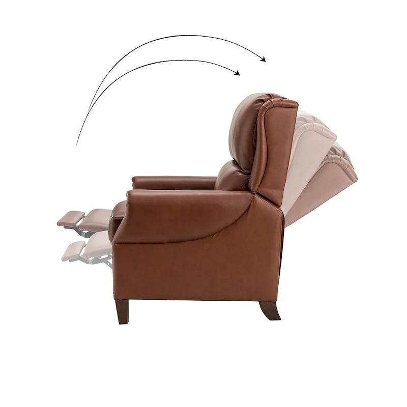 Alicia 32.68 Fauteuil inclinable manuel en cuir véritable