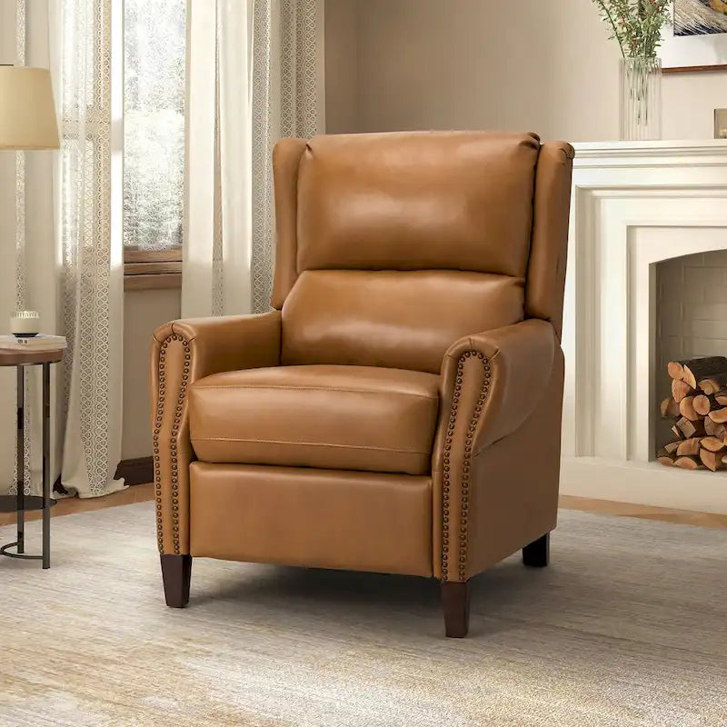 Alicia 32.68 Fauteuil inclinable manuel en cuir véritable