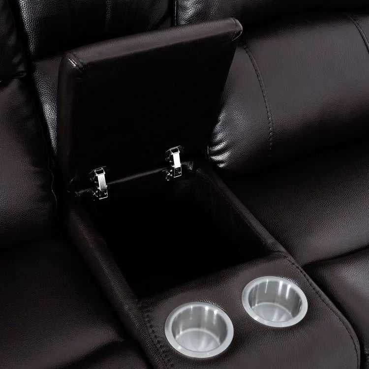 Collection de canapés inclinables manuels en cuir pour salon, meubles inclinables en cuir pour bureau à domicile, salon