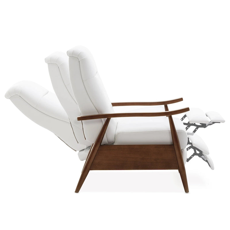 Fauteuil inclinable à pousser en bois rembourré Sienna par Greyson Living