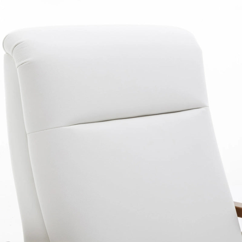 Fauteuil inclinable à pousser en bois rembourré Sienna par Greyson Living