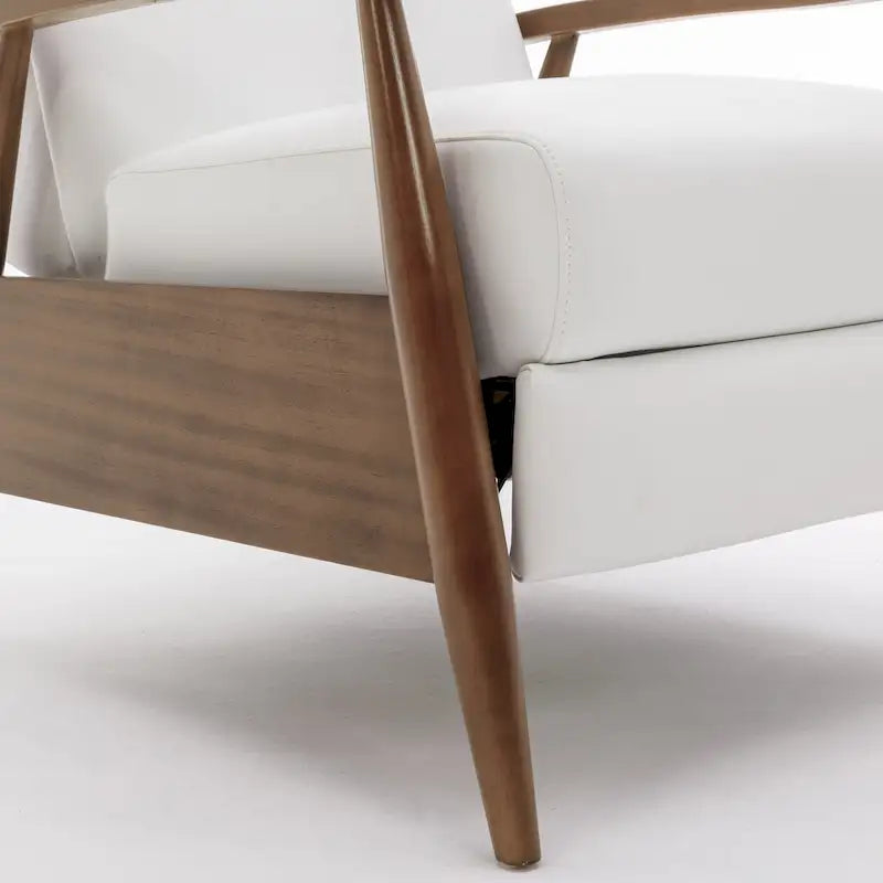 Fauteuil inclinable à pousser en bois rembourré Sienna par Greyson Living