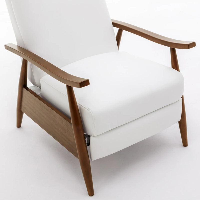 Fauteuil inclinable à pousser en bois rembourré Sienna par Greyson Living