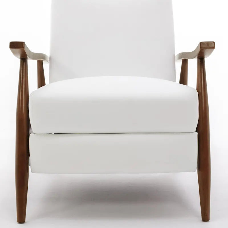 Fauteuil inclinable à pousser en bois rembourré Sienna par Greyson Living