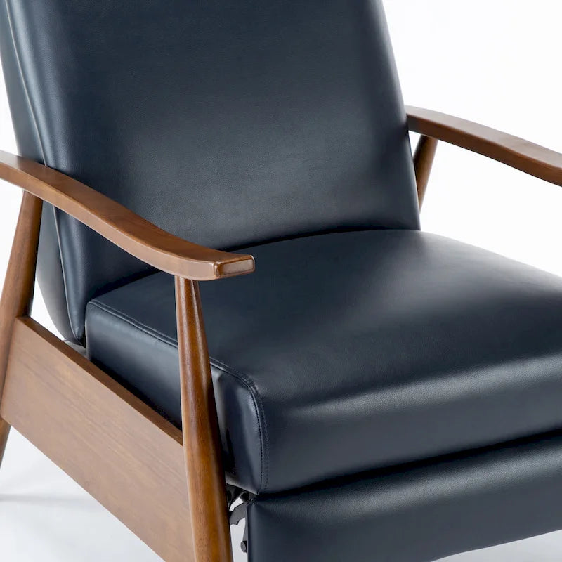 Fauteuil inclinable à pousser en bois rembourré Sienna par Greyson Living