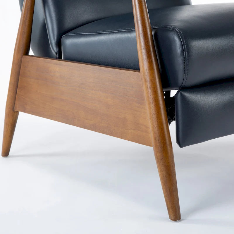 Fauteuil inclinable à pousser en bois rembourré Sienna par Greyson Living