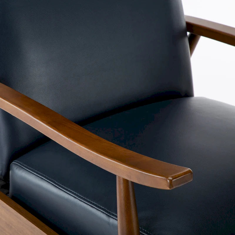 Fauteuil inclinable à pousser en bois rembourré Sienna par Greyson Living