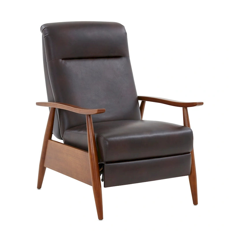Fauteuil inclinable à pousser en bois rembourré Sienna par Greyson Living