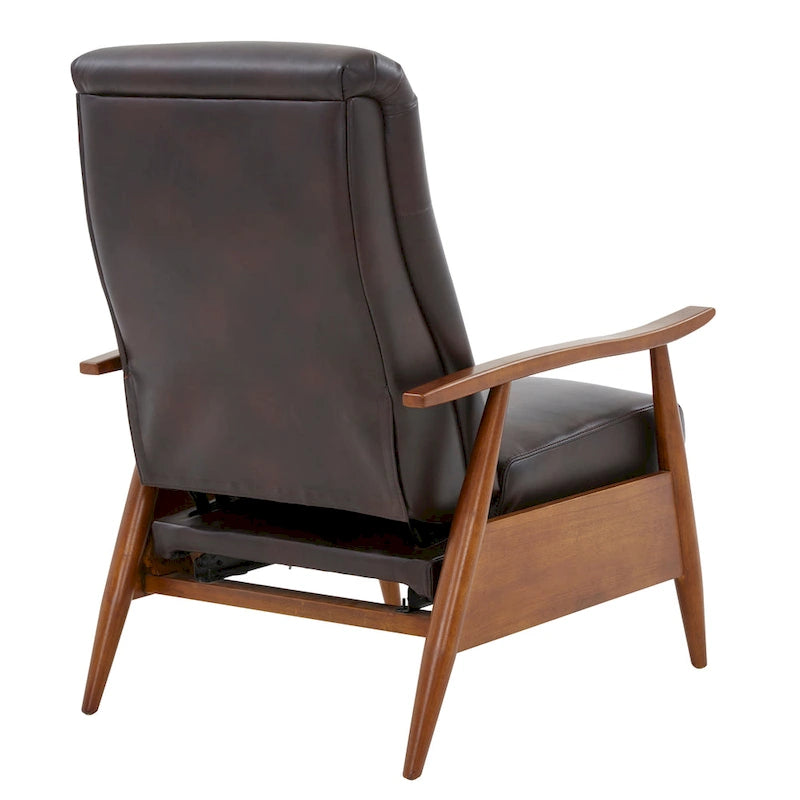 Fauteuil inclinable à pousser en bois rembourré Sienna par Greyson Living