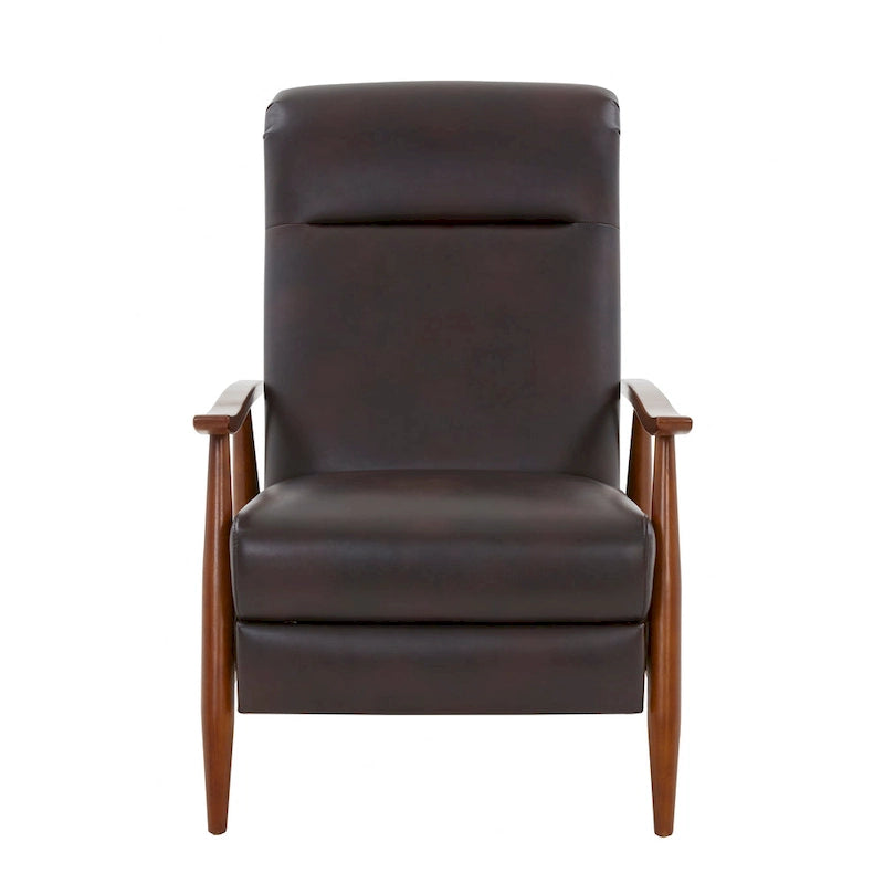Fauteuil inclinable à pousser en bois rembourré Sienna par Greyson Living