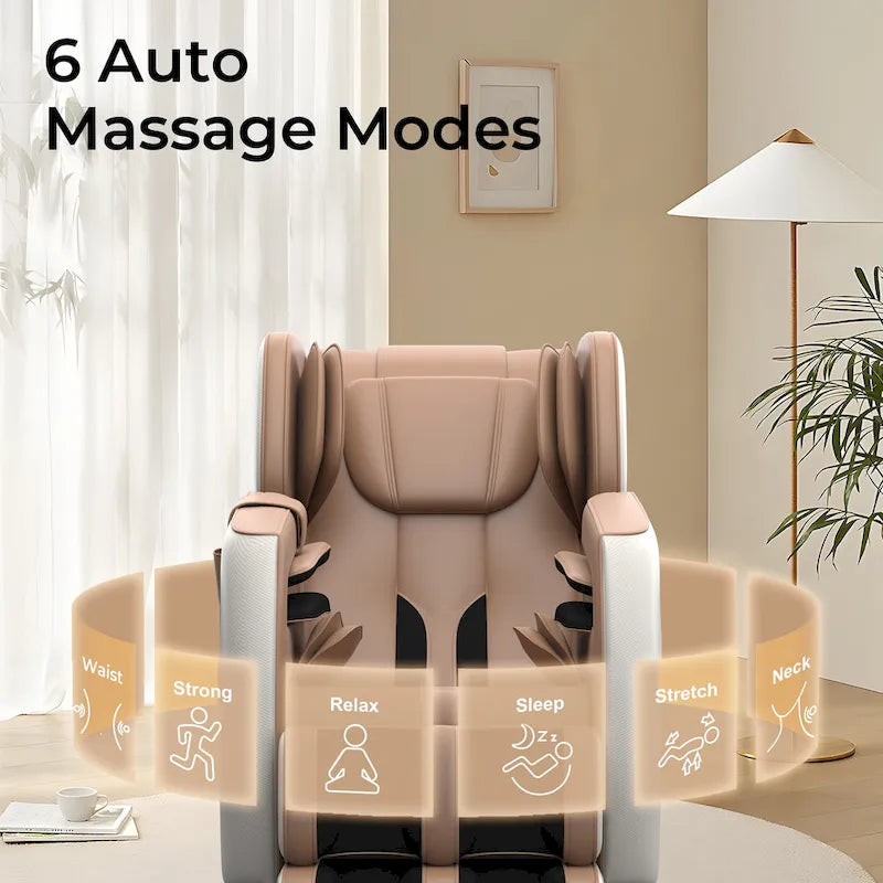 Fauteuil de massage corporel chauffant Ukuowu Favor-SS01 avec mode zéro gravité et lecteur de musique Bluetooth