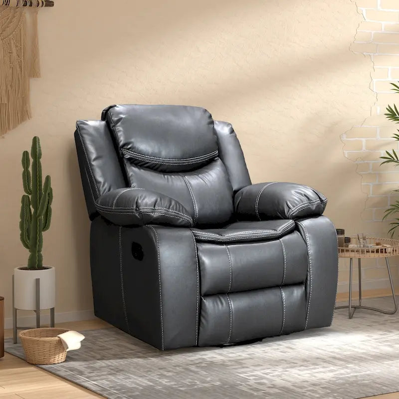 Fauteuil à bascule inclinable avec pivotement à 360 degrés