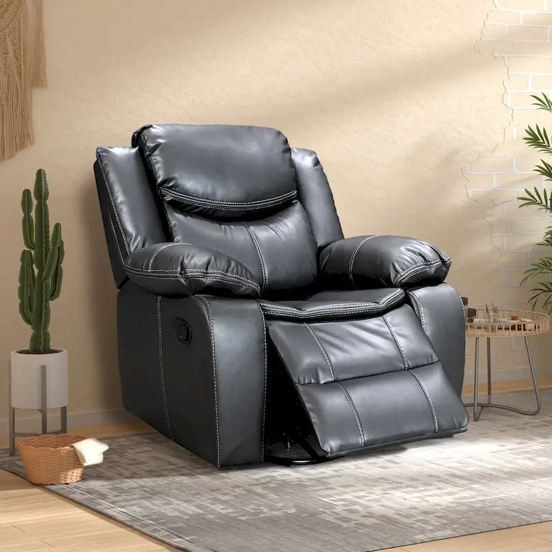 Fauteuil à bascule inclinable avec pivotement à 360 degrés