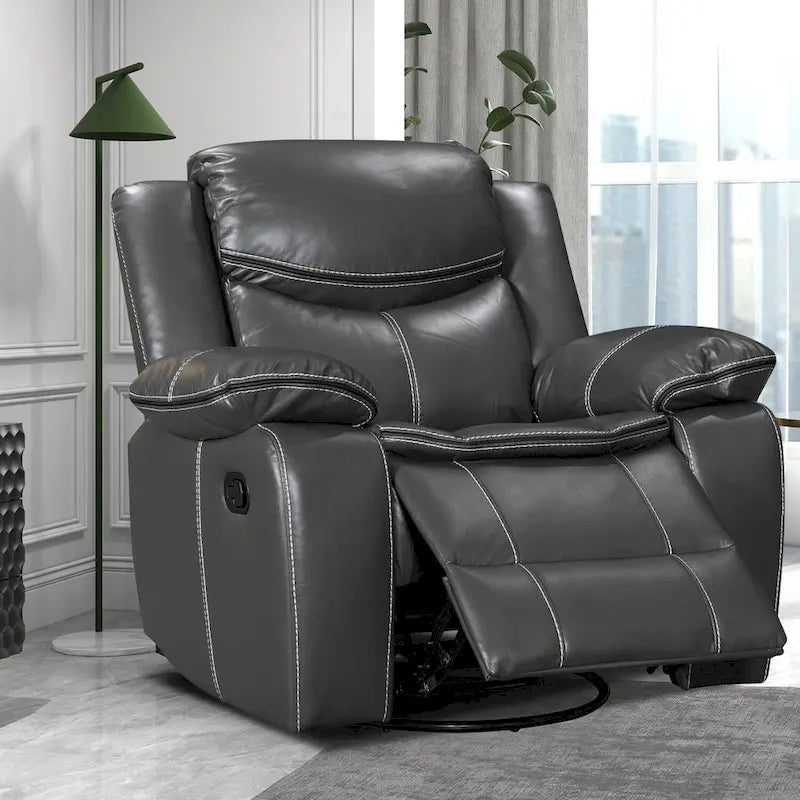 Fauteuil à bascule inclinable avec pivotement à 360 degrés