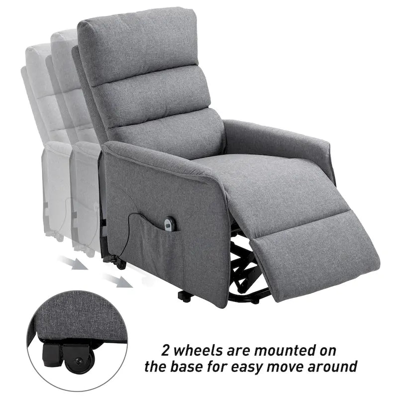 Fauteuil inclinable releveur électrique HOMCOM avec télécommande