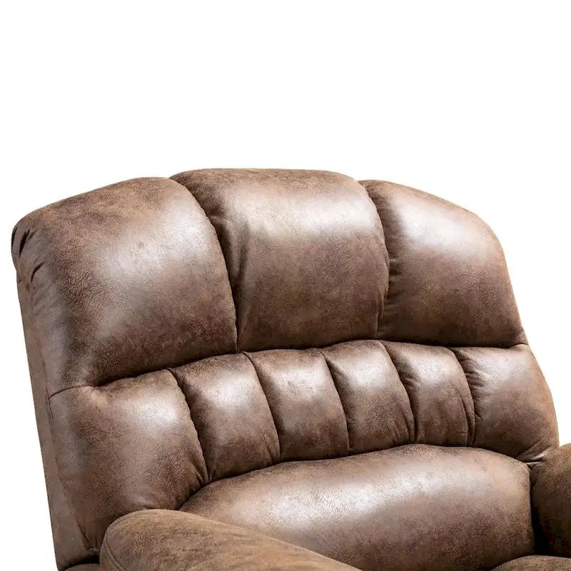 Fauteuil inclinable électrique grand format 42 pouces avec fonctions de massage et de chauffage