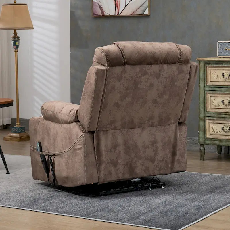 Fauteuil inclinable et releveur électrique haut de gamme avec double moteur à contrôle indépendant, grand format avec inclinaison à plat à 180°