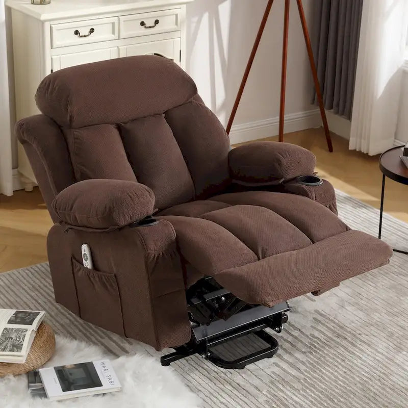 Fauteuils releveurs inclinables, Chaleur et massage, Port USB, Télécommande