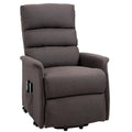 Fauteuil inclinable électrique HOMCOM avec fonction de massage par vibration et télécommande, pour personnes âgées, mobilier de salon ou de bureau