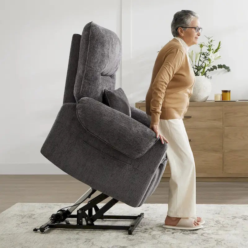 Fauteuil inclinable releveur Chloe avec chaleur et massage pour personnes âgées