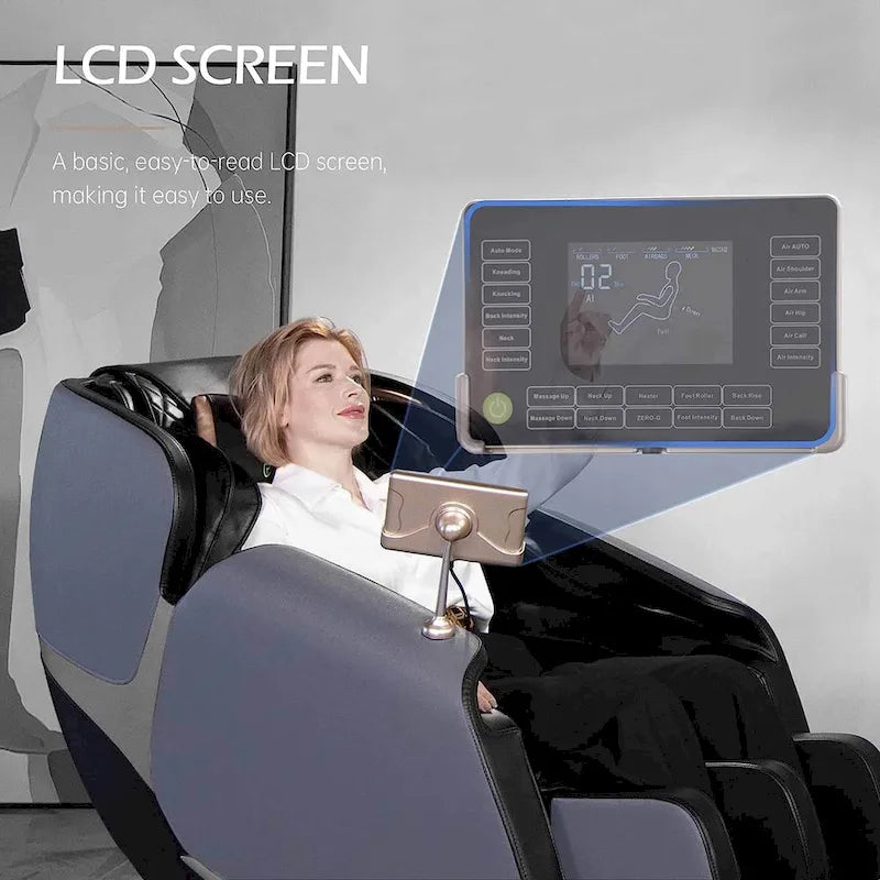 Fauteuil de massage Ukuowu Faovr 04 ADV avec gravité zéro pour le corps entier, double rail en S et contrôle par application