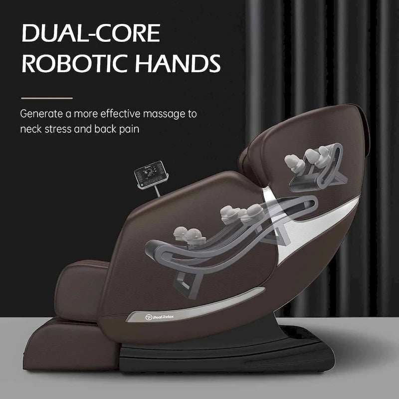 Fauteuil de massage Ukuowu Faovr 04 ADV avec gravité zéro pour le corps entier, double rail en S et contrôle par application