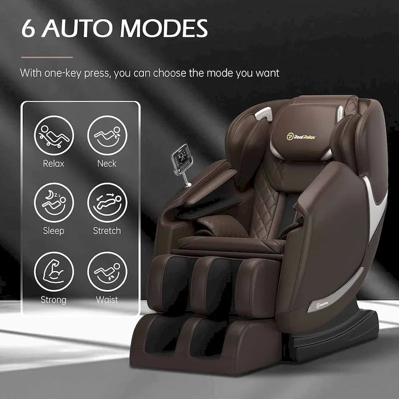 Fauteuil de massage Ukuowu Faovr 04 ADV avec gravité zéro pour le corps entier, double rail en S et contrôle par application